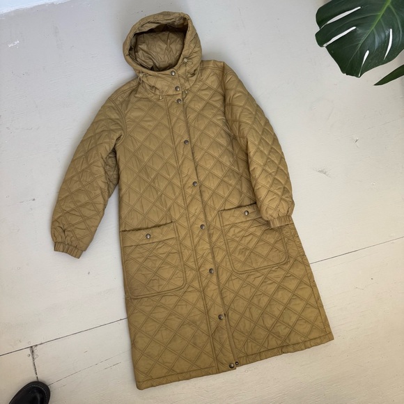 Madewell Austin Quilted Coat Small - Picture 2 of 4